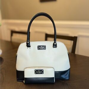 Kate Spade Black and White Women's Bag Set